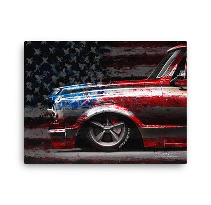 American Classic Hand Embellished Canvas 18x24