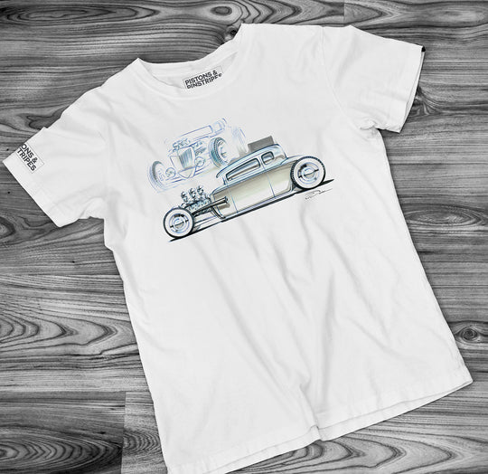 Traditionally Non Traditional Hot Rod Tee