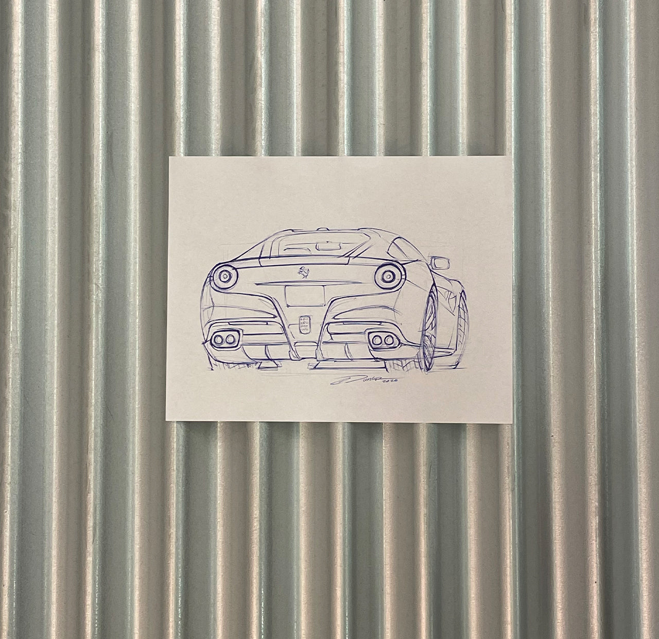 Ferrari F12 Sketch