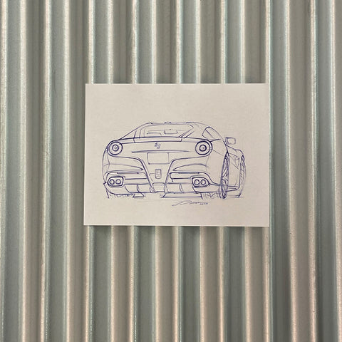 Ferrari F12 Sketch