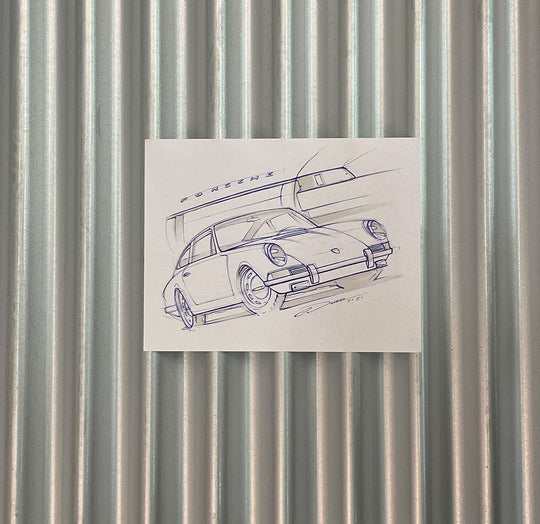 Porsche 912 Sketch 1
