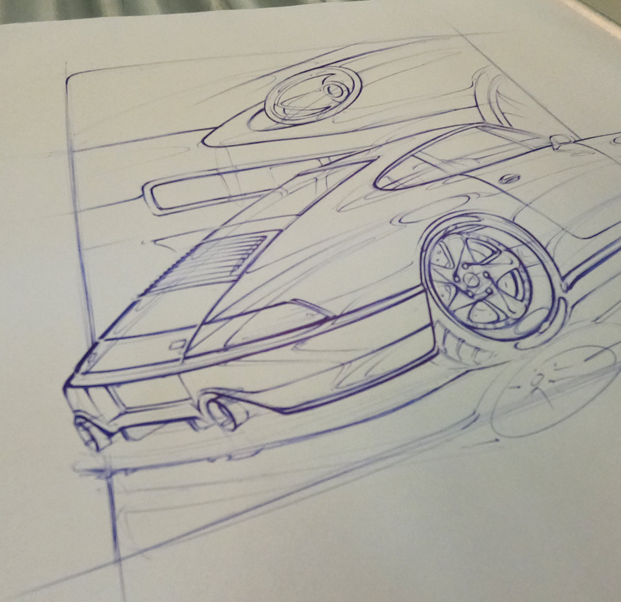 Porsche 993 Sketch