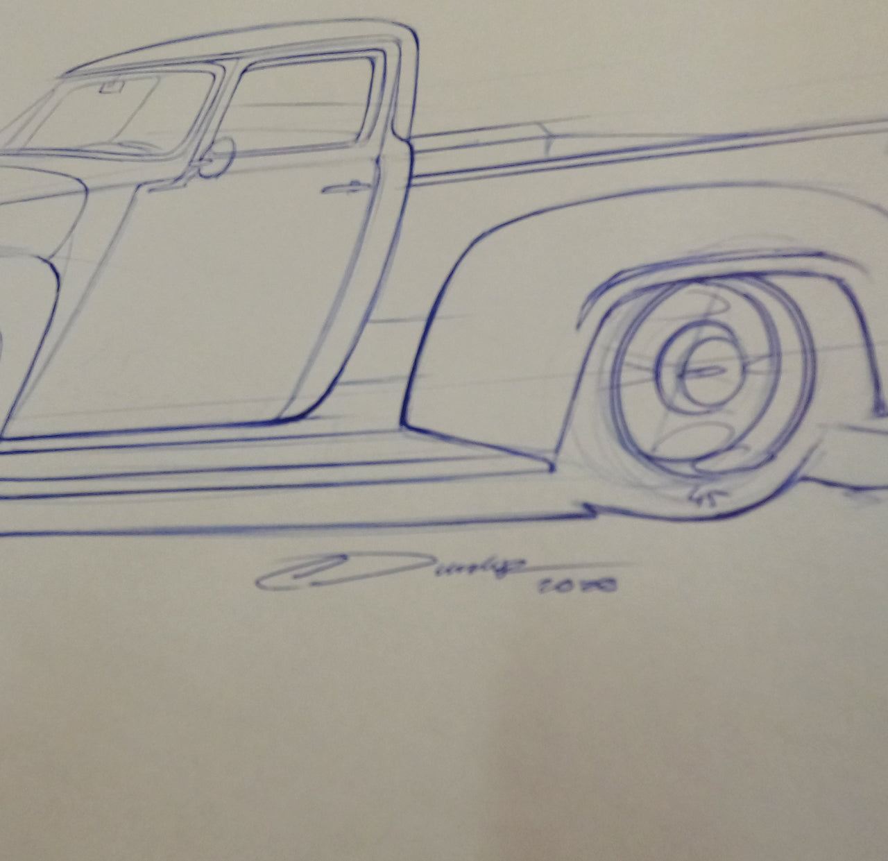 Ford F100 Sketch